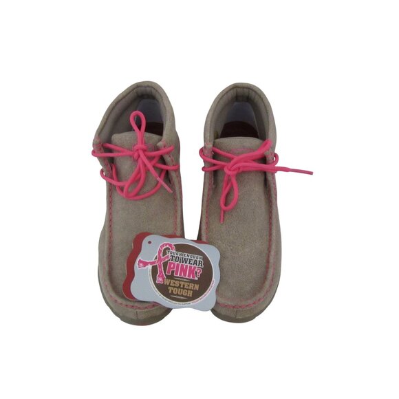 New, Twisted X Tough Enough to Wear Pink Driving Mocs 7.5M - Picture 3 of 6